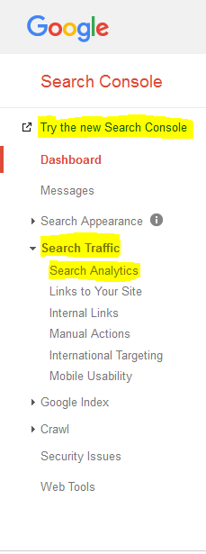 Image of search traffic