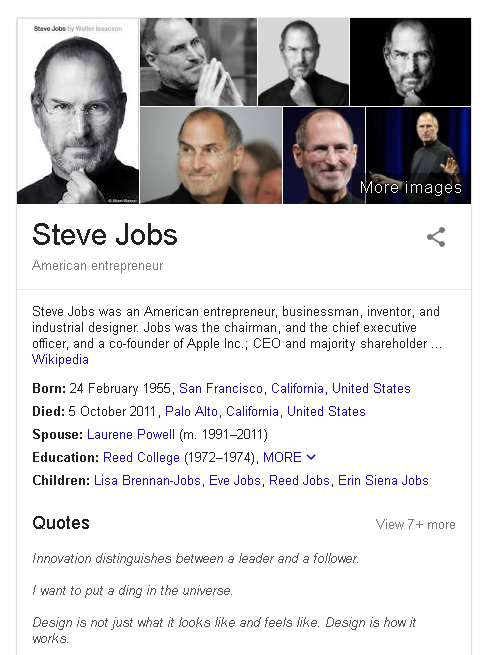Knowledge Graph Example